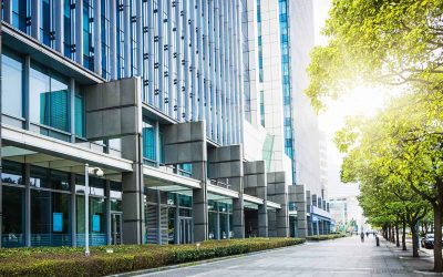 modern business center